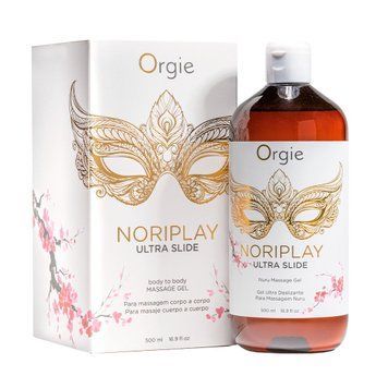 Гель для NURU-масажу Orgie &ndash; Noriplay Ultra Slide (500 мл), екстракт морських водоростей, простирадло SX1528 фото