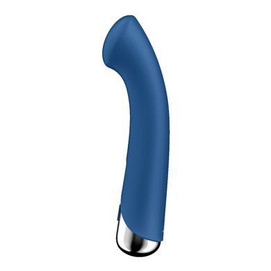 Вібратор з ротацією Satisfyer Spinning G-Spot 1 Blue, плоский майданчик для стимуляції точки G SX0556 фото