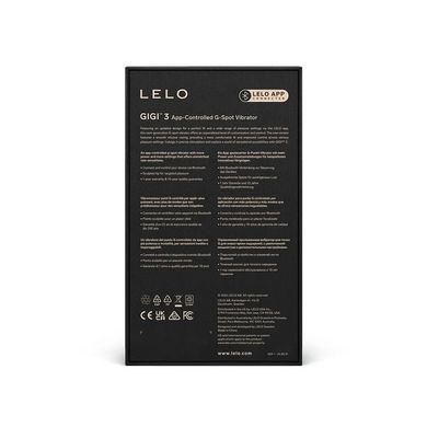 Вибратор точки G LELO GIGI 3 Plum SX2559 фото