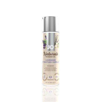 Массажное масло JO Naturals Massage Oil Lavender&Vanilla с натуральными эфирными маслами,120мл SO6165 фото