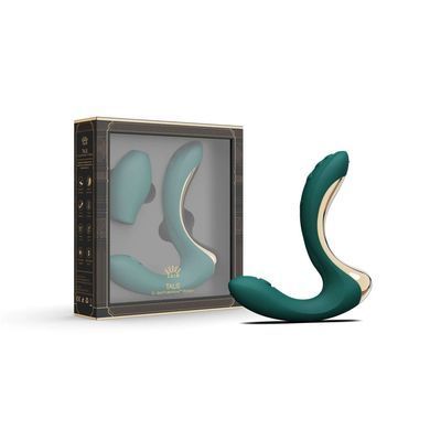 Вибратор-пульсатор с вакуумной насадкой Zalo &ndash; Talis G-Spot PulseWave Vibrator Turquoise Green SX0711 фото