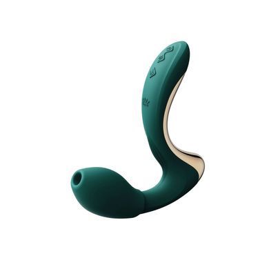 Вибратор-пульсатор с вакуумной насадкой Zalo &ndash; Talis G-Spot PulseWave Vibrator Turquoise Green SX0711 фото