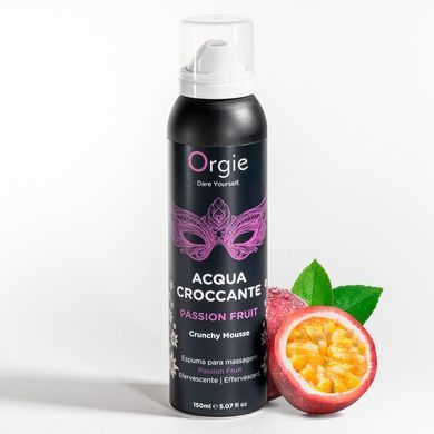 Масажна пінка Orgie &ndash; Acqua Croccante Passion Fruit (150 мл), ефект бульбашок, що лопаються SX1494 фото
