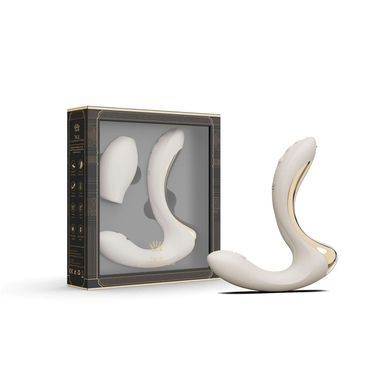 Вибратор-пульсатор с вакуумной насадкой Zalo &ndash; Talis G-Spot PulseWave Vibrator Ivory White SX0714 фото