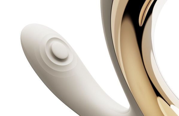 Вибратор-пульсатор с вакуумной насадкой Zalo &ndash; Talis G-Spot PulseWave Vibrator Ivory White SX0714 фото