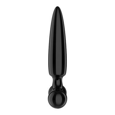 Трехсторонний стеклянный дилдо Satisfyer Triple Crystal 1 Black SX3553 фото