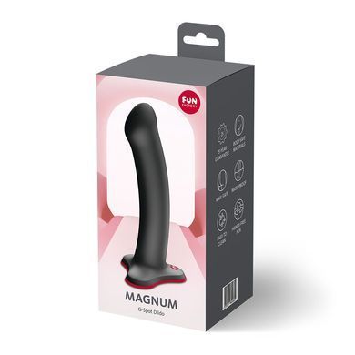 Фалоімітатор Fun Factory MAGNUM Black, дуже гнучкий, довжина 18,3 см, діаметр 3,7 см SX3678 фото