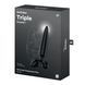 Трехсторонний стеклянный дилдо Satisfyer Triple Crystal 1 Black SX3553 фото 5